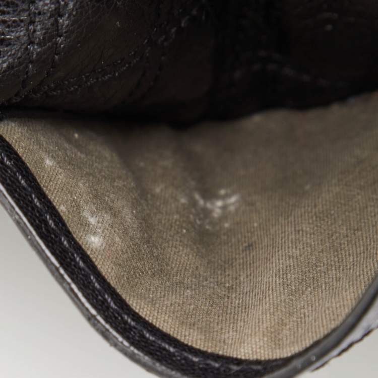 Pre Owned Marc Jacobs Black Quilted Leather Glam Satchel