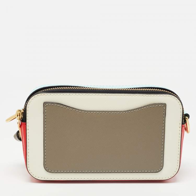 Pre Owned Marc Jacobs Multicolor Leather Small Snapshot Crossbody Bag