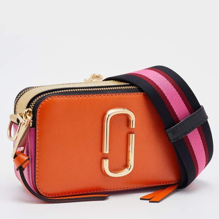 Pre Owned Marc Jacobs Multicolor Leather Snapshot Camera Crossbody Bag