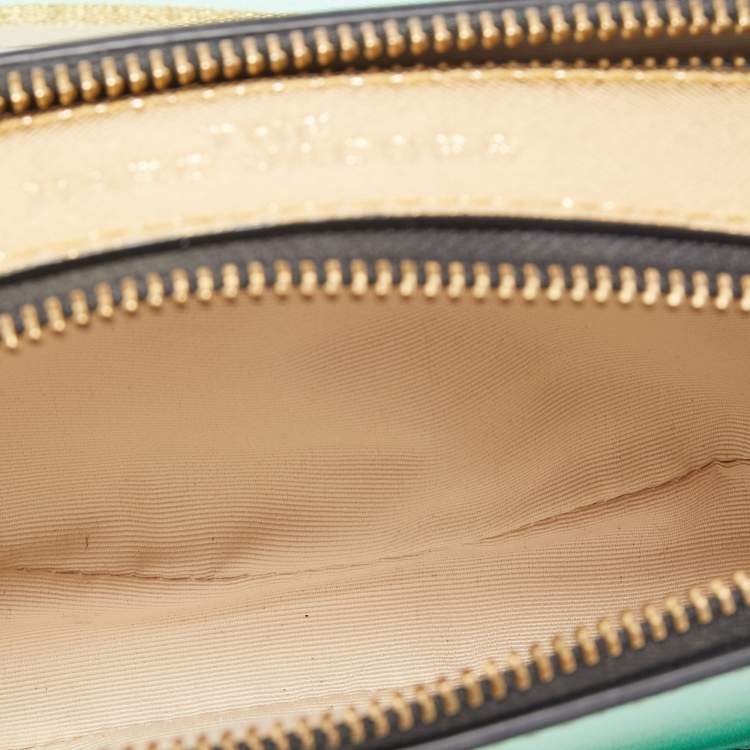 Pre Owned Marc Jacobs Tri Color Leather Snapshot Camera Crossbody Bag
