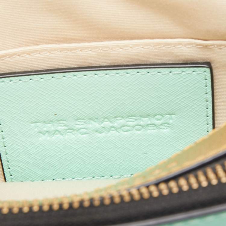 Pre Owned Marc Jacobs Tri Color Leather Snapshot Camera Crossbody Bag