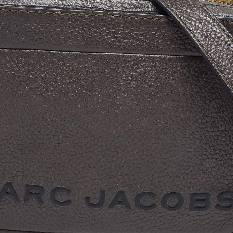 Pre Owned Marc Jacobs Grey Leather The Box 20 Top Handle Bag
