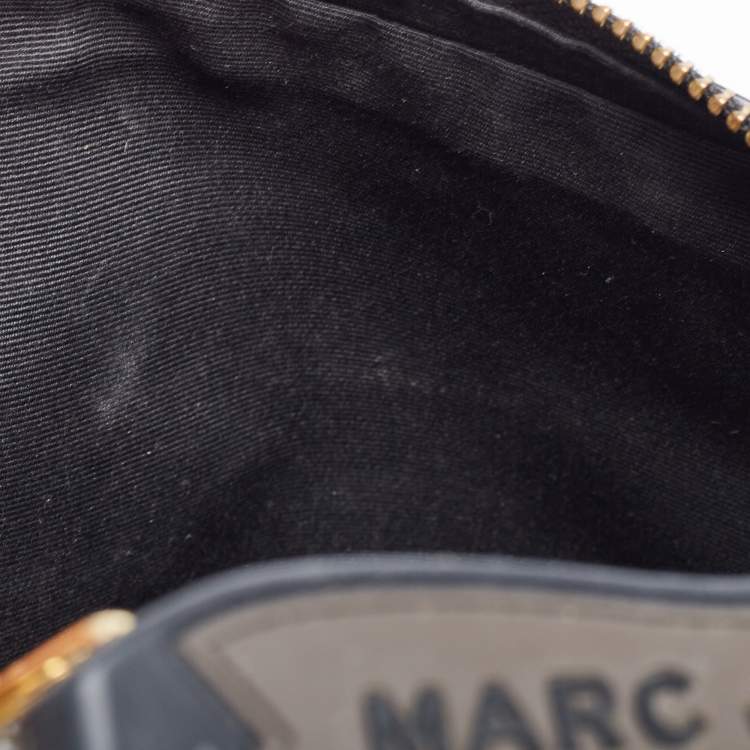 Pre Owned Marc Jacobs Grey Leather The Box 20 Top Handle Bag