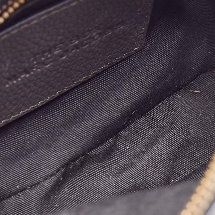 Pre Owned Marc Jacobs Grey Leather The Box 20 Top Handle Bag