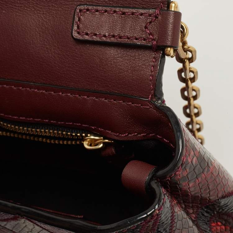 مملوكة مسبقًا Marc Jacobs Multicolor Python Embossed and Leather The J Marc Patchwork Shoulder Bag