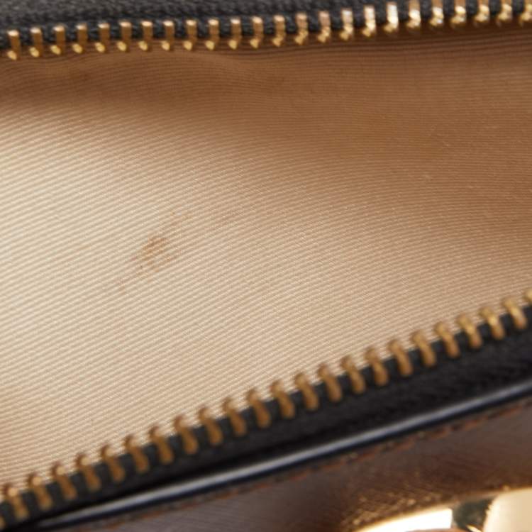 Pre Owned Marc Jacobs Tri Color Leather Snapshot Camera Crossbody Bag