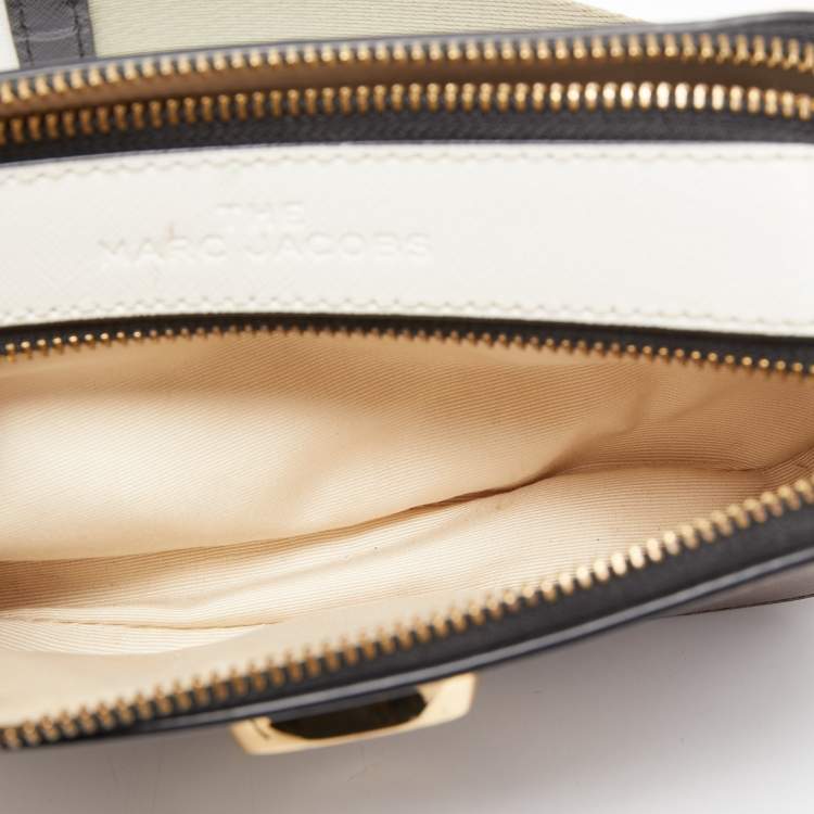 Pre Owned Marc Jacobs Tri Color Leather Snapshot Camera Crossbody Bag