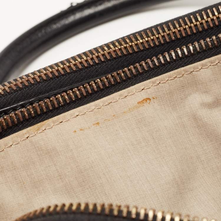 Pre Owned Marc Jacobs Black Leather Blake Satchel