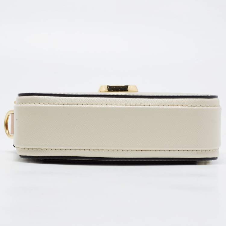 Pre Owned Marc Jacobs Tri Color Leather Snapshot Camera Crossbody Bag