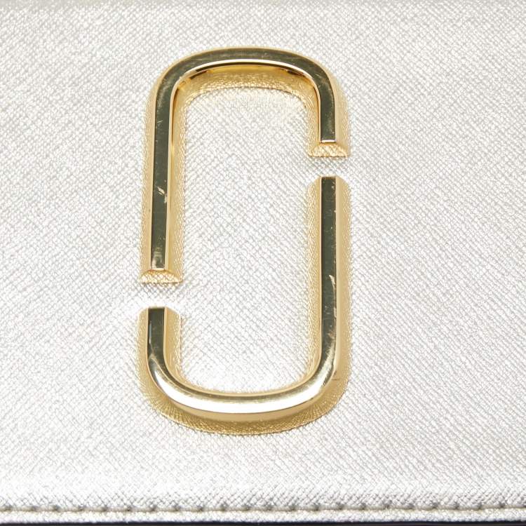 Pre Owned Marc Jacobs Tri Color Leather Snapshot Camera Crossbody Bag