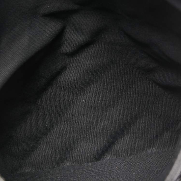 Pre Owned Marc Jacobs Dark Grey Quilted Leather Folded Clutch