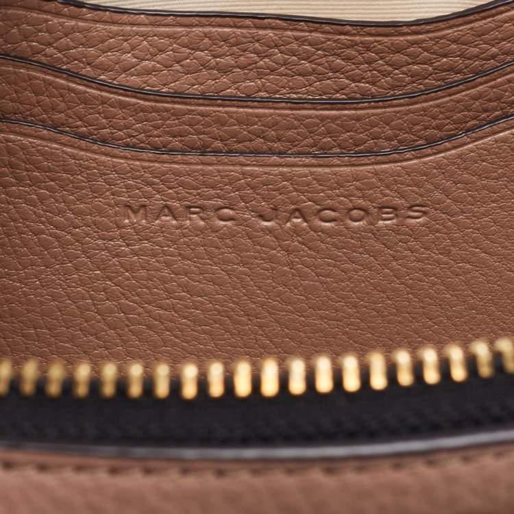 Pre Owned Marc Jacobs Beige Leather The Moto Shot 21 Crossbody Bag 