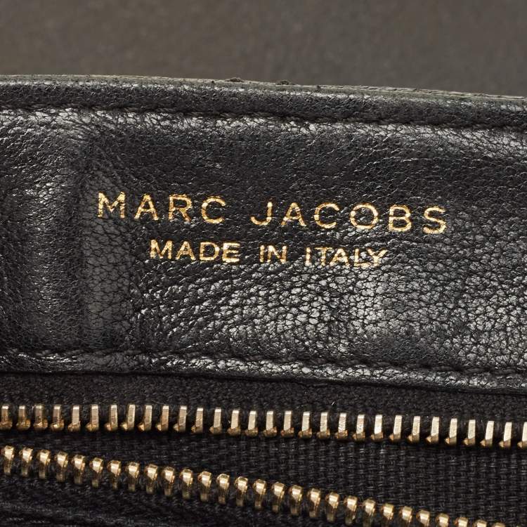 Pre Owned Marc Jacobs Black Quilted Leather Large Baroque Single Shoulder Bag