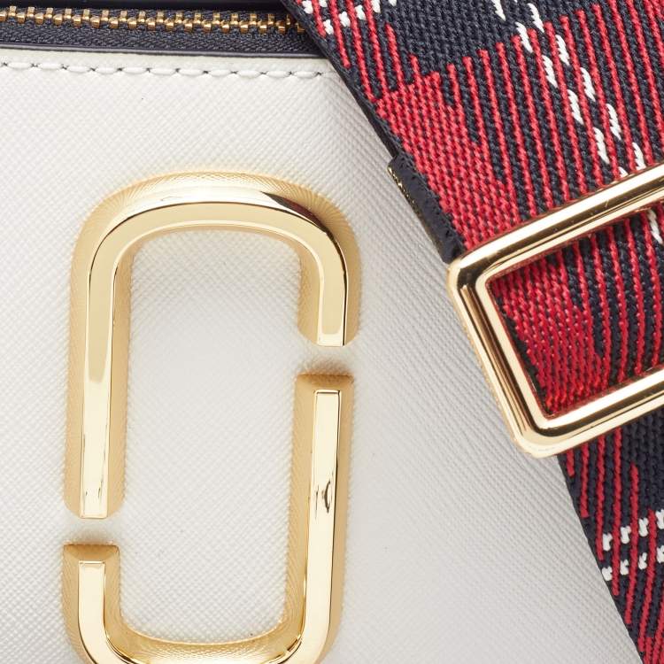 Pre Owned Marc Jacobs Tri Color Leather Snapshot Camera Crossbody Bag