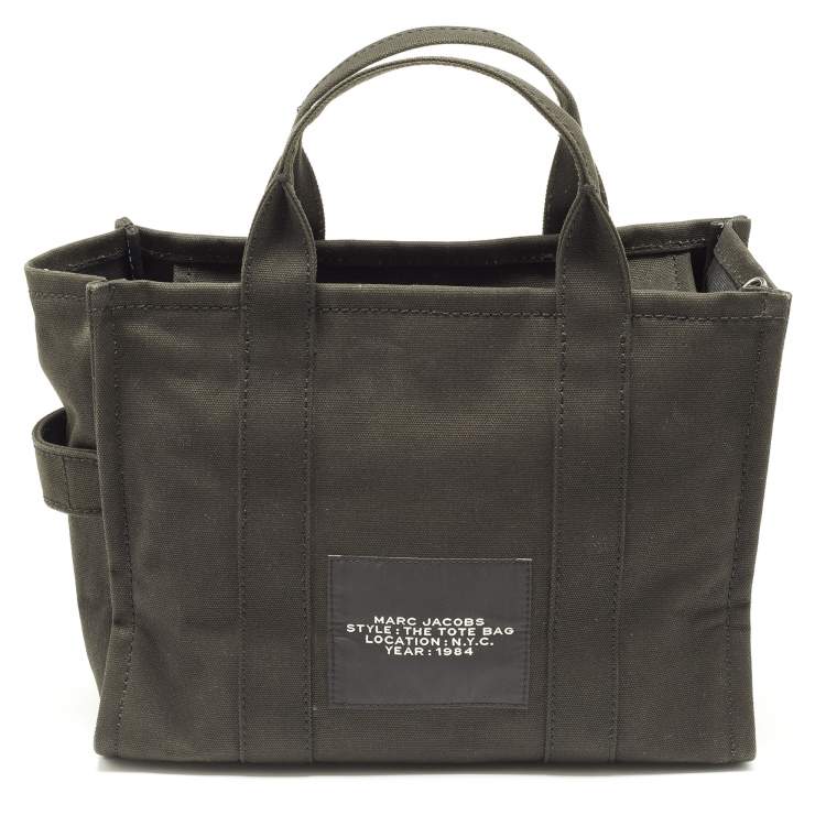 Pre Owned Marc Jacobs Black Canvas The Tote Bag 