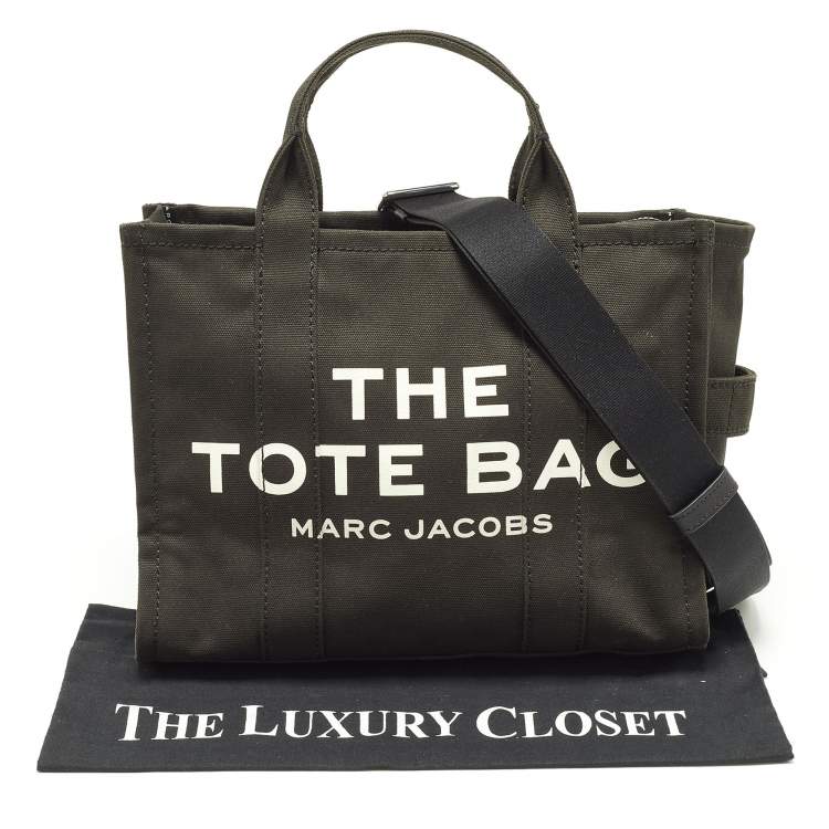 Pre Owned Marc Jacobs Black Canvas The Tote Bag 