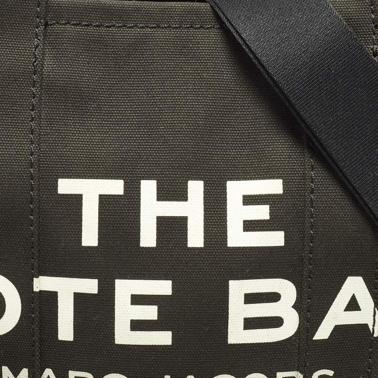 Pre Owned Marc Jacobs Black Canvas The Tote Bag 