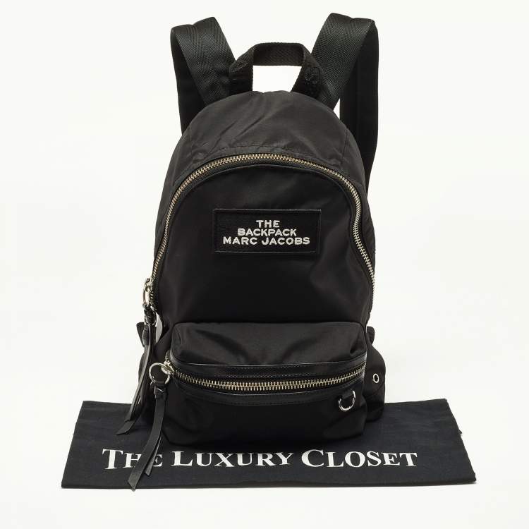Pre Owned Marc Jacobs Black Nylon Backpack