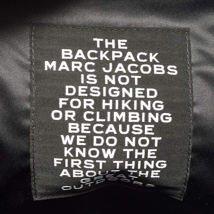 Pre Owned Marc Jacobs Black Nylon Backpack