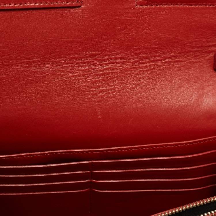 Pre Owned Marc Jacobs Rust Leather All In One Crossbody Bag