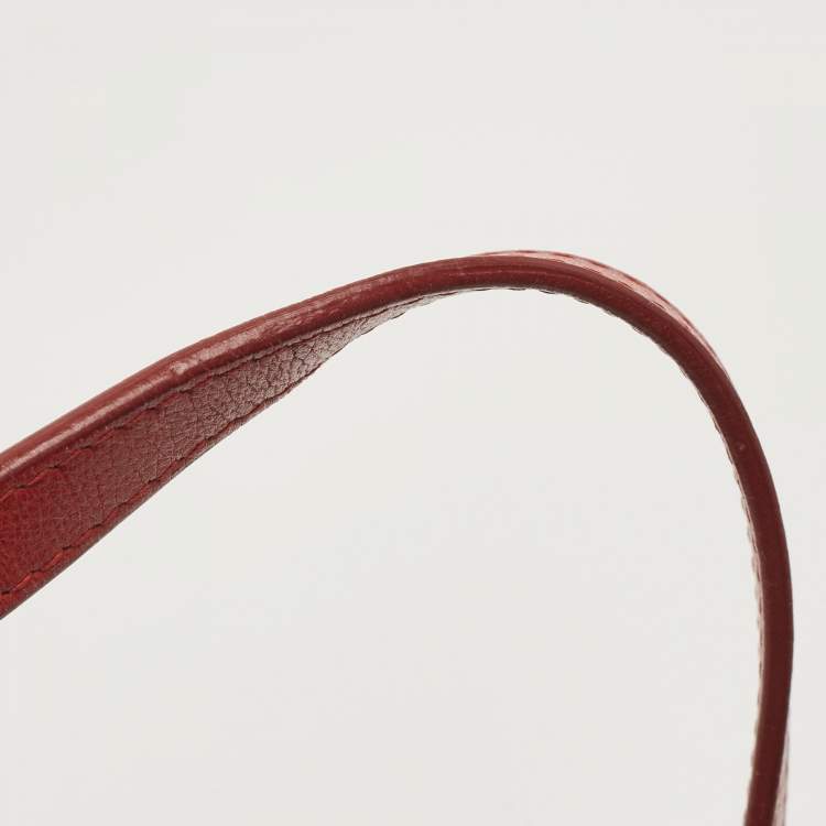 Pre Owned Marc Jacobs Rust Leather All In One Crossbody Bag