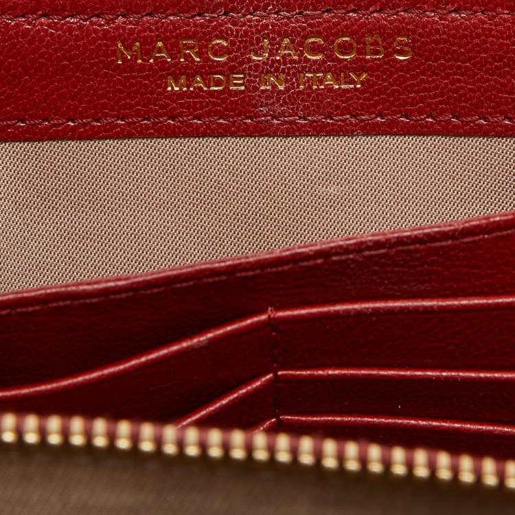 مملوكة مسبقًا Marc Jacobs Rust Quilted Leather Flap Chain Clutch