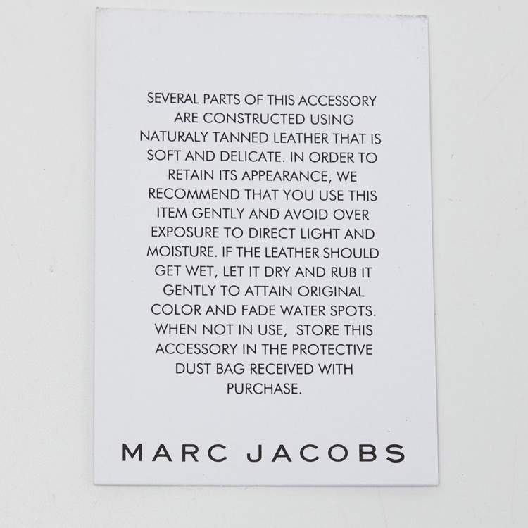 مملوكة مسبقًا Marc Jacobs Rust Quilted Leather Flap Chain Clutch
