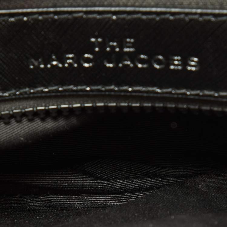 Pre Owned Marc Jacobs Black Leather Snapshot Camera Crossbody Bag