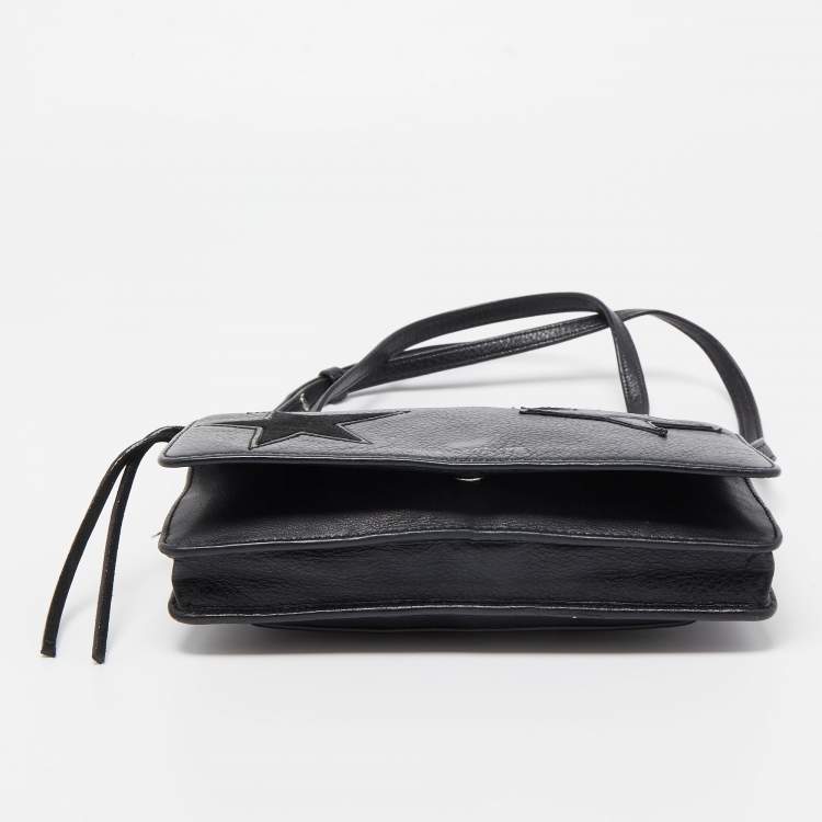 Pre Owned Marc Jacobs Black Star Patchwork Leather Clutch Bag