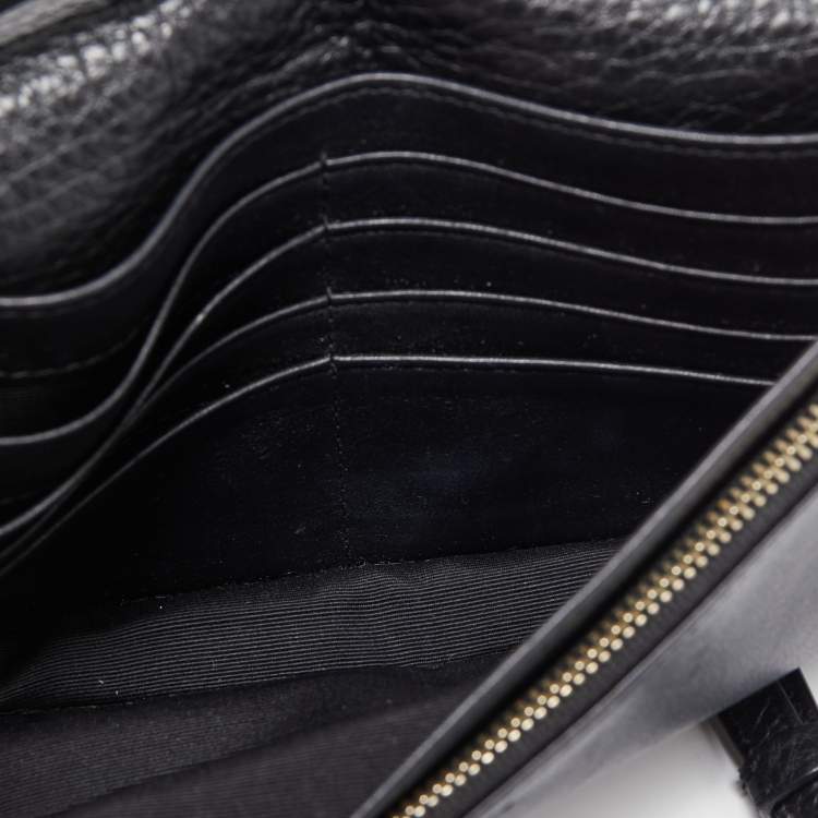 Pre Owned Marc Jacobs Black Star Patchwork Leather Clutch Bag