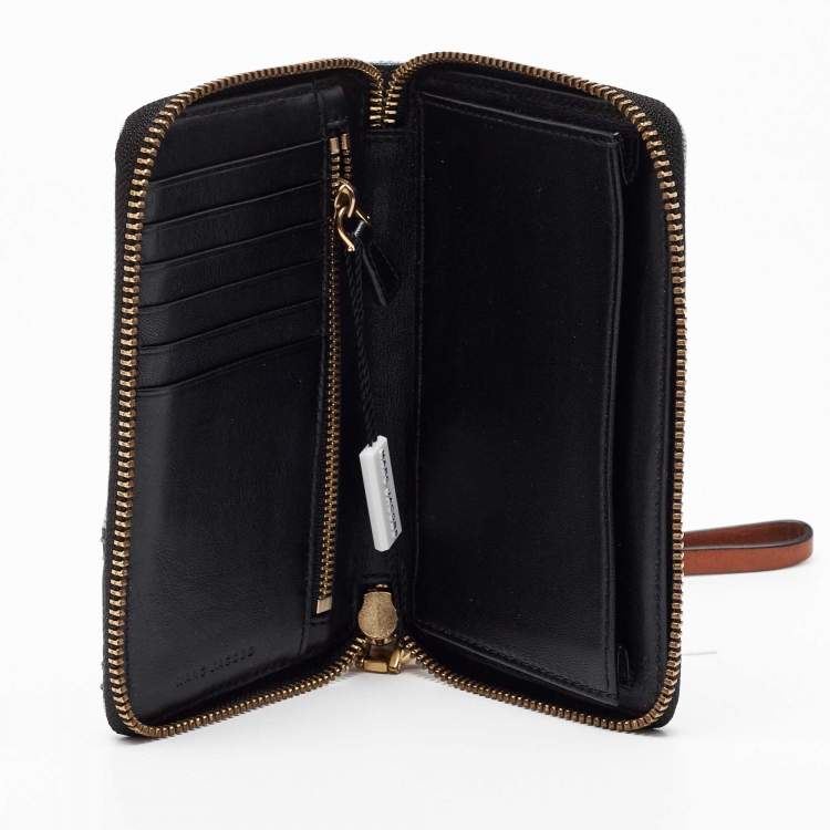 MARC JACOBS Card case with coin compartment in black
