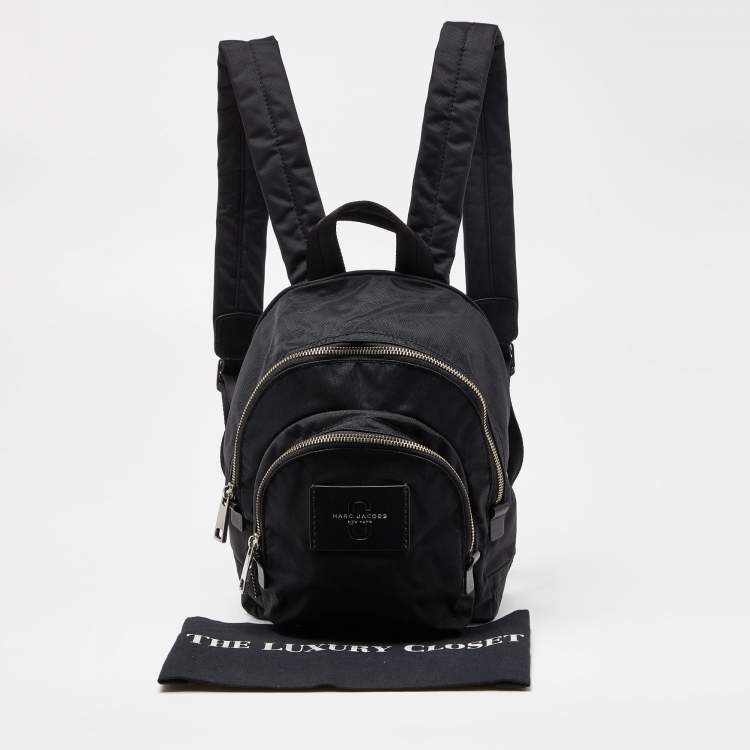 Pre Owned Marc Jacobs Black Nylon Mini Backpack