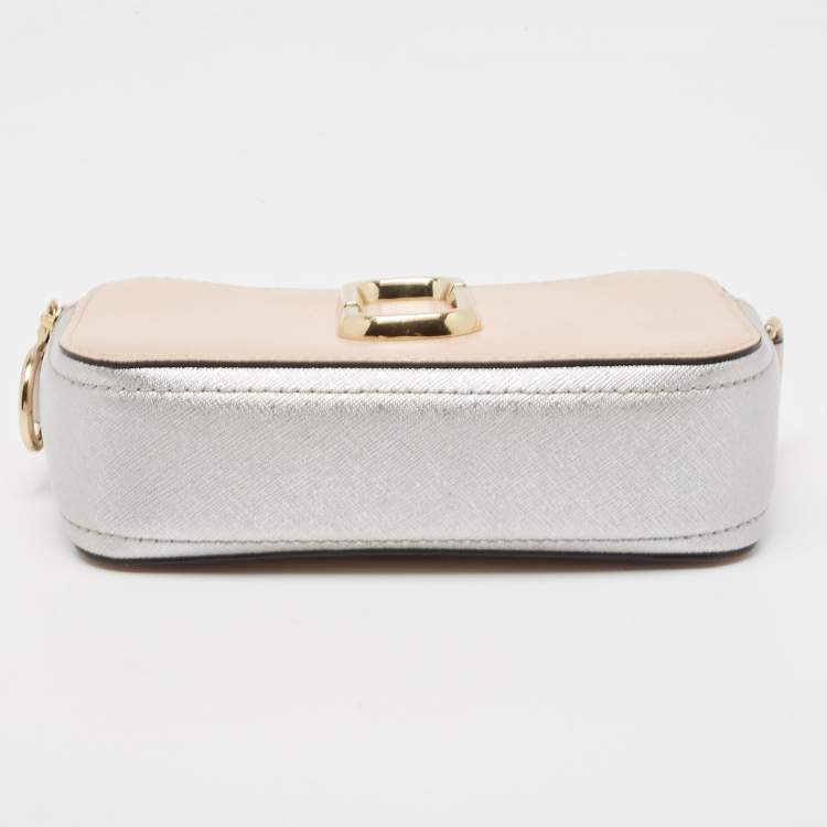 Pre Owned Marc Jacobs Tri Color Leather Snapshot Camera Crossbody Bag