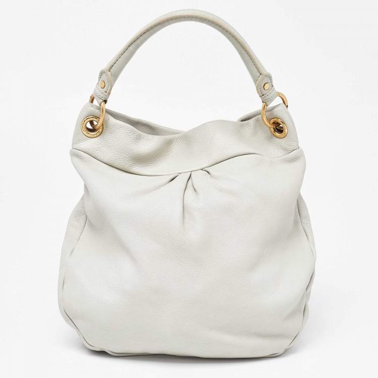 Pre Owned Marc by Marc Jacobs Grey Leather Classic Q Hillier Hobo