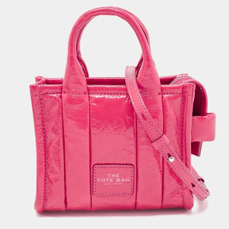 Hot pink patent leather purse hot sale