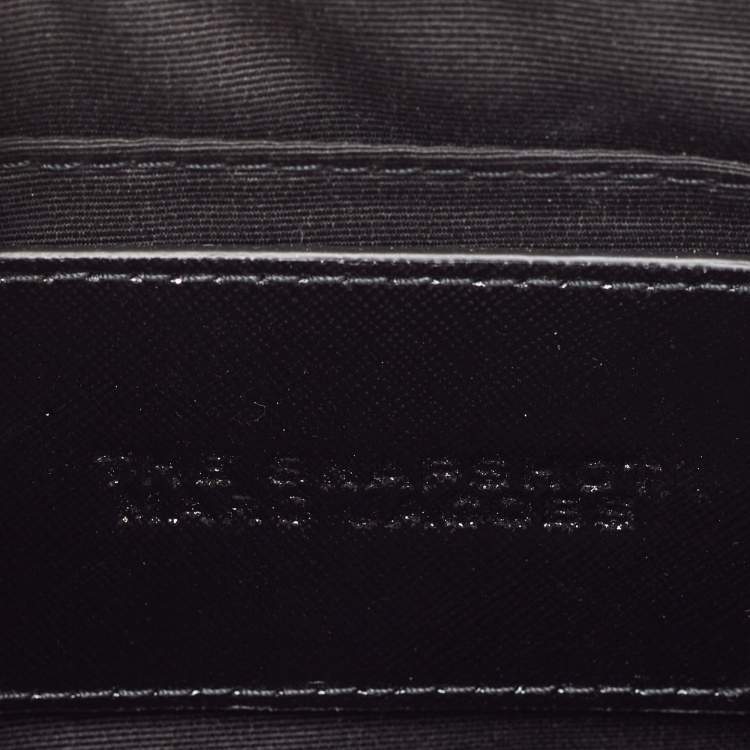Pre Owned Marc Jacobs Black/Red Leather Snapshot Camera Crossbody Bag