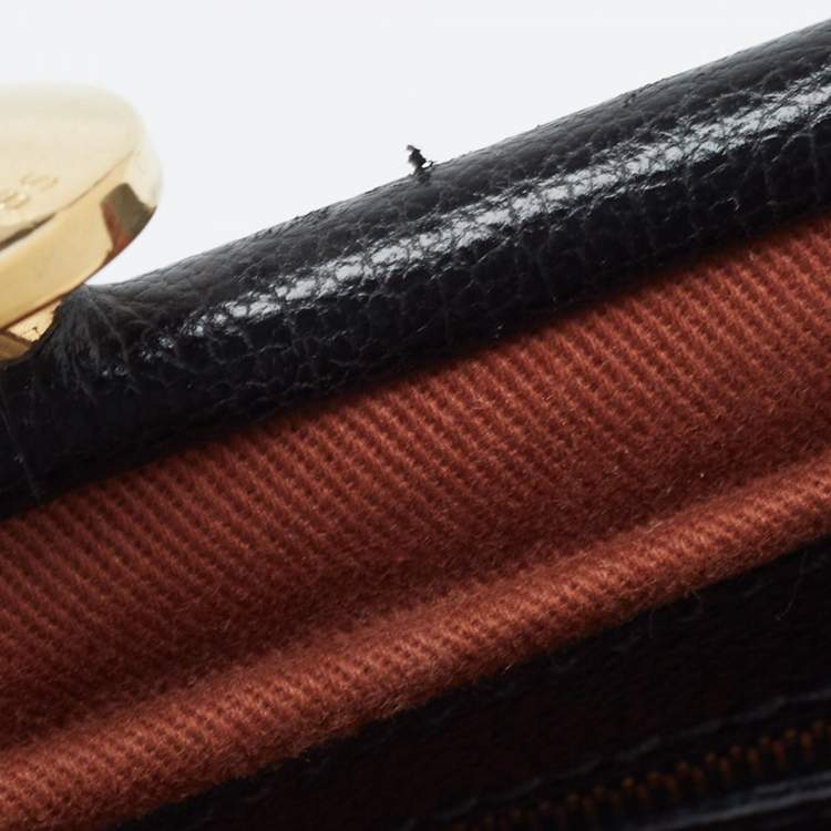 Pre Owned Marc Jacobs Black Quilted Leather Little Stam Shoulder Bag