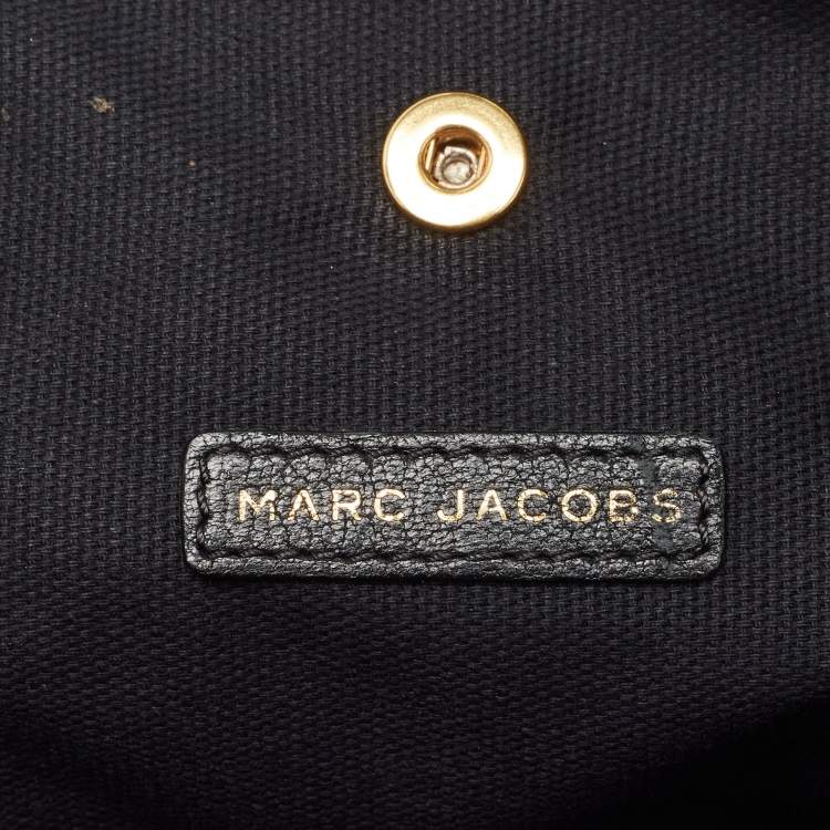 Pre Owned Marc Jacobs Black Quilted Leather Chain Crossbody Bag