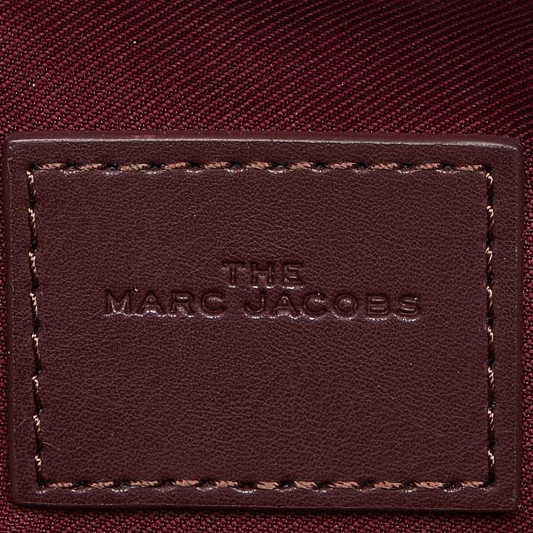 Pre Owned Marc Jacobs Pink Leather Double Zip Chain Clutch