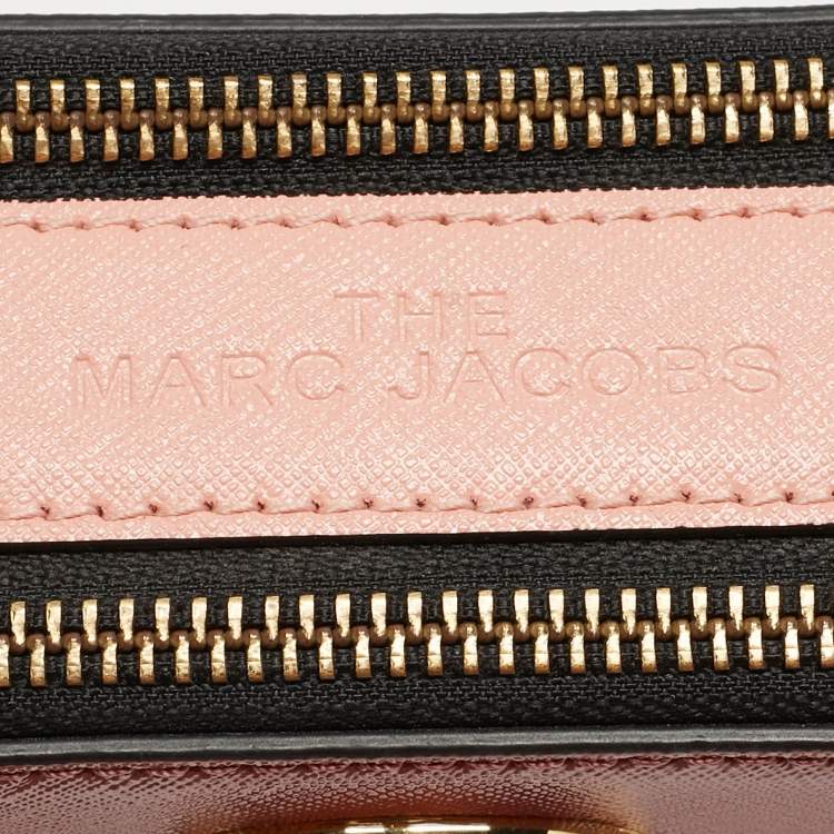 Pre Owned Marc Jacobs Tri Color Leather Snapshot Camera Crossbody Bag