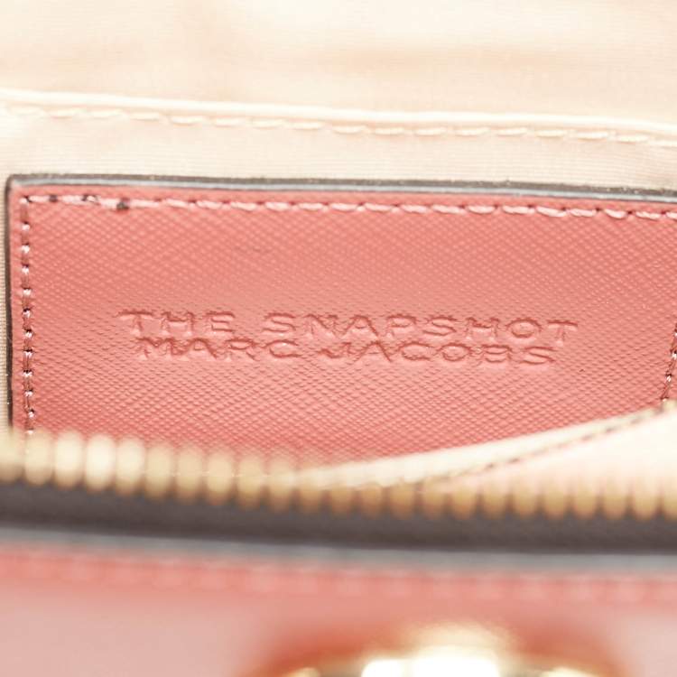 Pre Owned Marc Jacobs Tri Color Leather Snapshot Camera Crossbody Bag