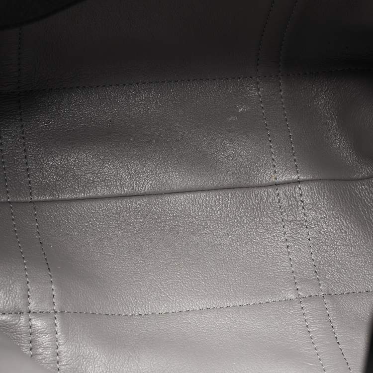 Pre Owned Marc Jacobs Black Leather The Oversized Tag Tote 