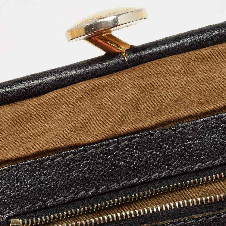 Pre Owned Marc Jacobs Black Quilted Leather Little Stam Shoulder Bag