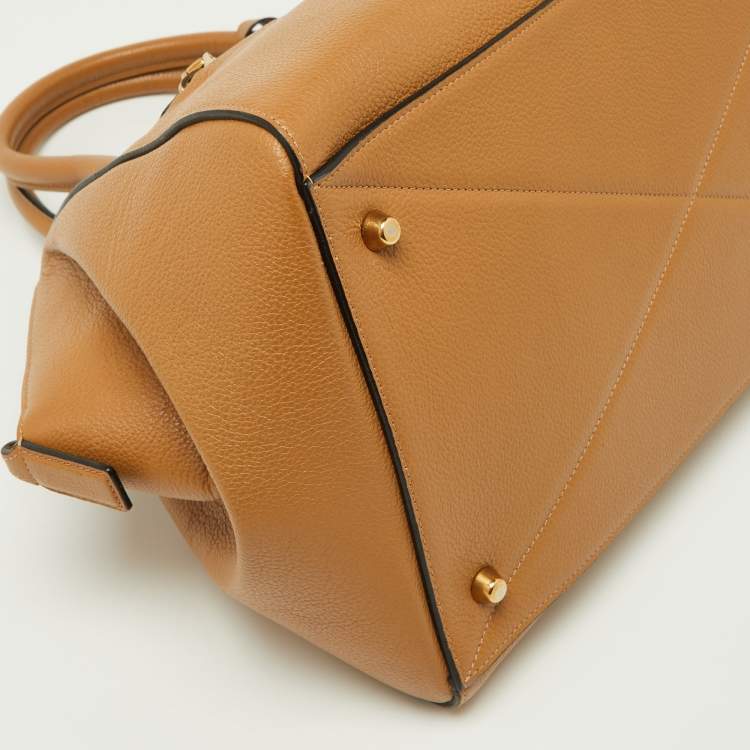 Pre Owned Marc Jacobs Brown Leather Incognito Satchel