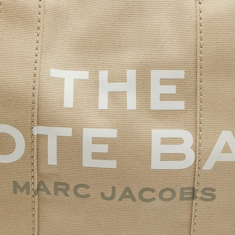 Pre Owned Marc Jacobs Beige Canvas Medium The Tote Bag