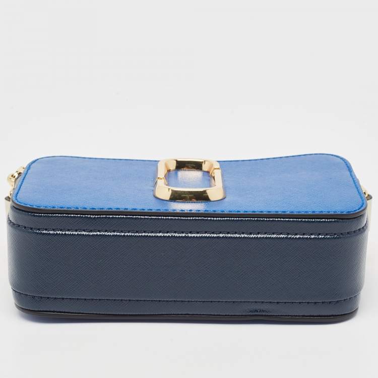 Pre Owned Marc Jacobs Tri Color Leather Snapshot Camera Crossbody Bag