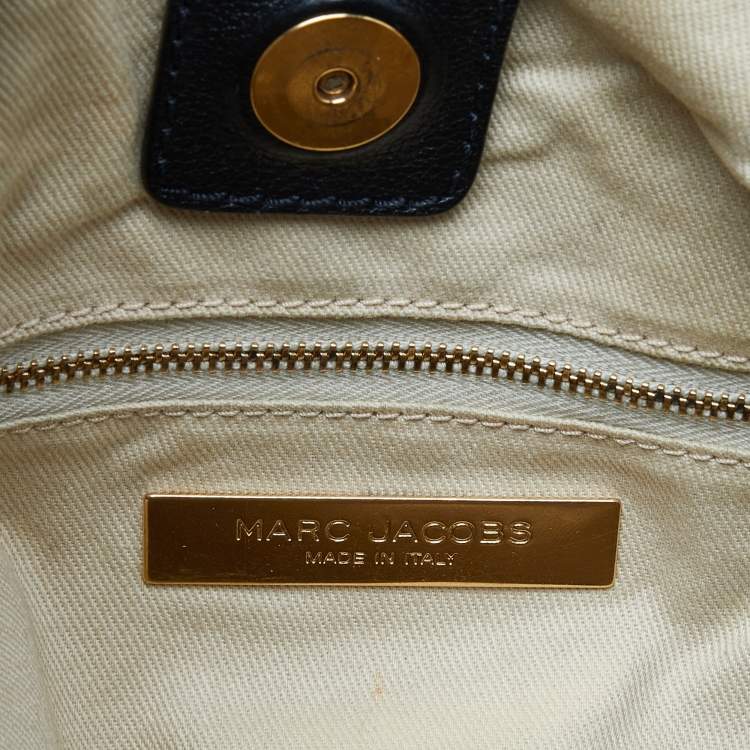 Pre Owned Marc Jacobs Black Quilted Leather Stam Hobo 