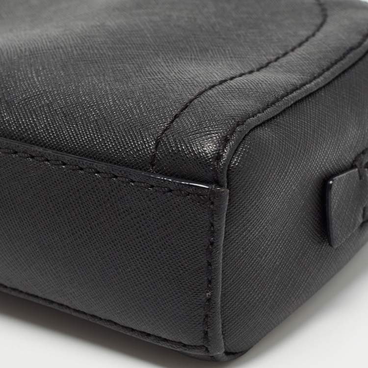 Pre Owned Marc Jacobs Black Leather Playback Dome Crossbody Bag