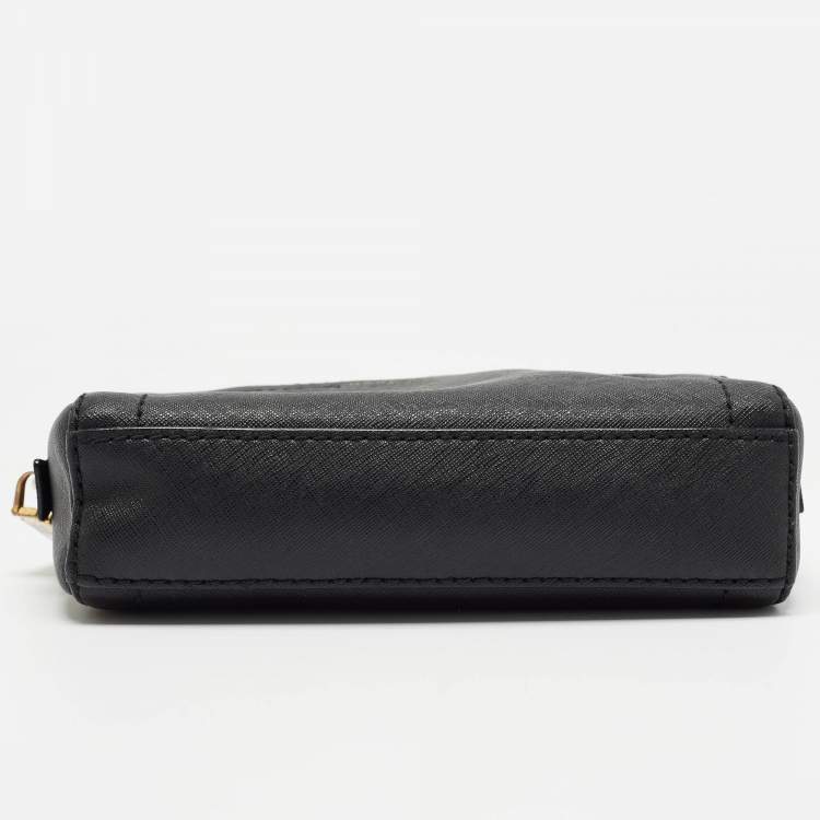 Pre Owned Marc Jacobs Black Leather Playback Dome Crossbody Bag