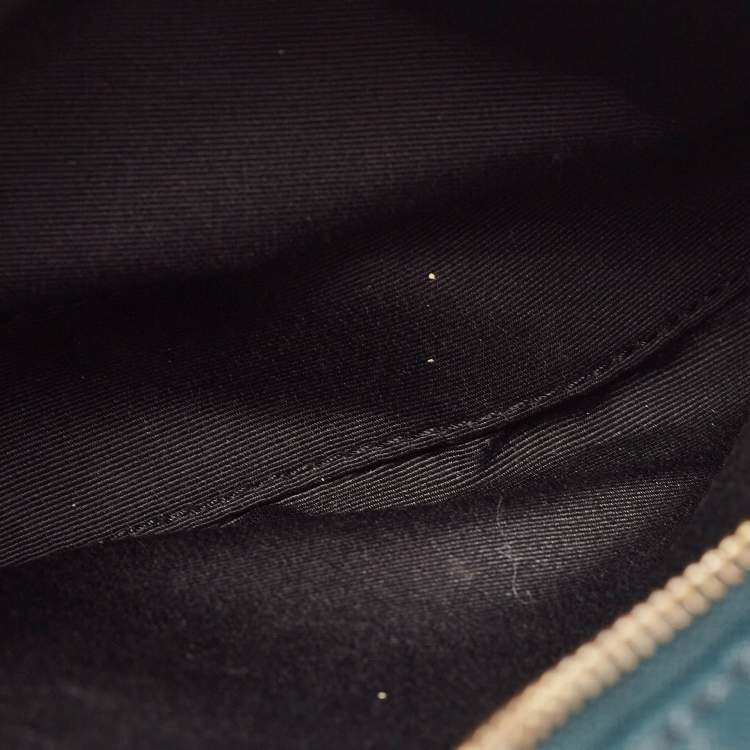 Pre Owned Marc Jacobs Dark Green Leather Playback Dome Crossbody Bag